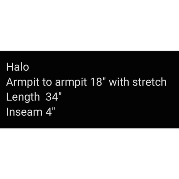 HALO Short Sleeve Romper SIze Medium Deep Plunge V Neck Wrap Style TIe - Picture 10 of 10